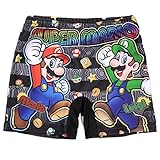 スーパーマリオ SUPER MARIO キッズ・ジュニア水着 sw1684 130cm ブラック