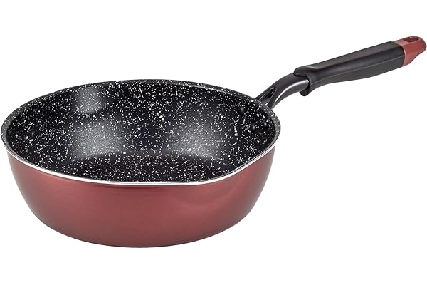 和平フレイズ 鍋のように扱える ど深いフライパン 26cm IH・ガス対応 クイックマーブル フチまでふっ素樹脂加工 焼く 茹でる 煮る 揚げる メガフッカNEO RB-1747