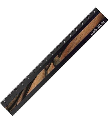Amazon.co.jp: 工房楔 銘木定規 Riga スネークウッド: 文房具
