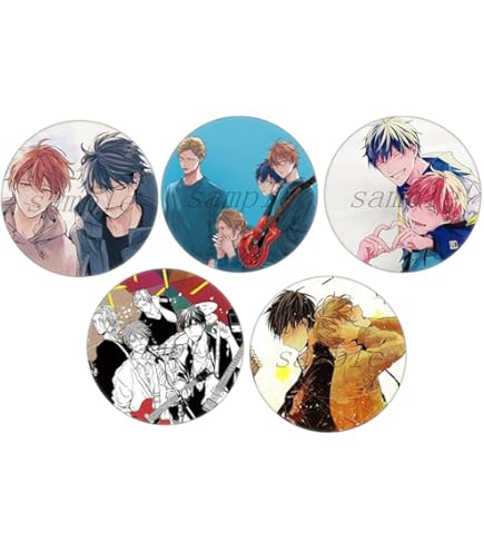 Amazon.co.jp: ギヴン 柊 バッジ 上ノ山立夏 佐藤真冬 中山春樹