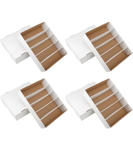 Trading Card Storage Boxes 3-Pack Max Protection 5000 Count - Full Lid ...