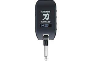 BOSS Katana:GO | Personal Guitar & Bass Headphone Amplifier | Ready to Play Sounds from Katana Stage Amps | Advanced Spatialization Technology