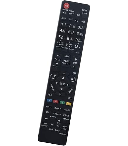 Amazon | AULCMEET テレビ用リモコン fit for 東芝 CT-90488 CT-90496