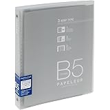 キョクトウ バインダー パペルール 26穴 B5 LN36T クリア