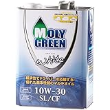 モリグリーン ガソリン・ディーゼルエンジンオイル ホワイト 10W-30 SL/CF 4L [HTRC3]