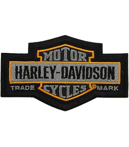 Amazon.co.jp: ハーレーダビッドソン 7.25インチ刺繍トレードマーク