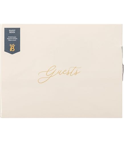 Letts Pastel Quarto Landscape Guest Book, White Paper, 128 Pages, 8.25
