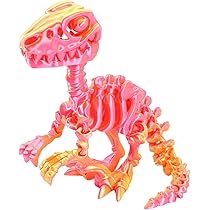 恐竜　骨　フィギュア　カラフル　5点 Amazon.co.jp: 鮮やかな色3Dプリント恐竜の骨モデルフィギュア