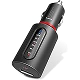 エレコム FMトランスミッター/スマートフォン/Bluetooth/USBポート付/2.4A/ブラック