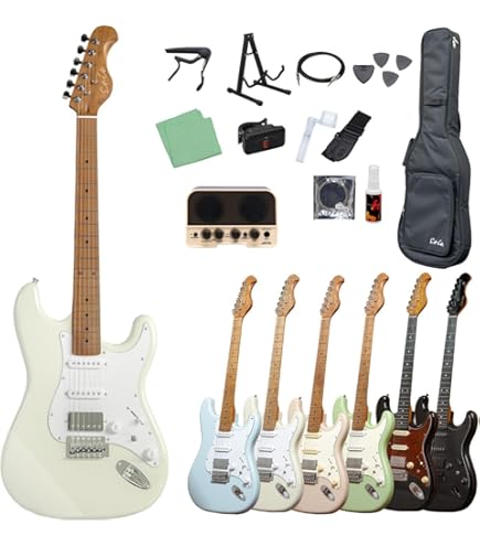 Amazon | PLAYTECH (プレイテック) エレキギター ストラトキャスター