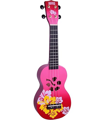 (未使用･未開封品)　MAHALO ソプラノ UKULELE デザイナーシリーズ ハイビスカス MD1 HB ブルー バースト wyeba8q 中古】(未使用・未開封品) MAHALO ソプラノ UKULELE デザイナー