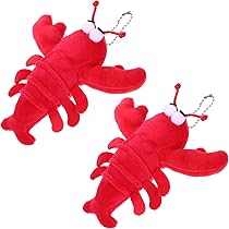 Amazon.co.jp: Tofficu 3 個 ロブスター ぬいぐるみ 装飾