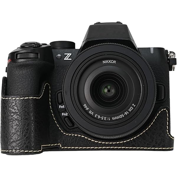 Amazon.co.jp: Rieibi ハンドメイド本革ハーフケース、Nikon Z50II
