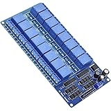 Ren He 16チャンネル 12V リレーモジュール ドライバボード インターフェース 制御ボード フォトカプラ保護付き Arduino Raspberry Pi 51 AVR ARM PIC用