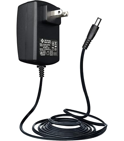 Amazon.co.jp: 9V 1A/1000mA 1.8M ロング電源アダプター、AC 100-240V
