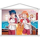 KADOKAWA ラブライブ！ サンシャイン!! B2タペストリー Aqours 千歌＆善子 2 約51.5×約72.8cm レアスエード製