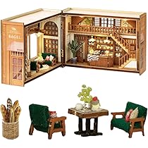Amazon | ミニチュアハウスキット DIY ミニチュアドールハウス