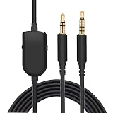 Umvowuxa は A40 ケーブルに代わるマイク付き Astro A40TR オーディオ ケーブル、Astro A40TR Astro A10 A40 A30 A50 ヘッドフォン ミュート機能オーディオ ゲーム ケーブル (2M/ブラック) と互換性があります