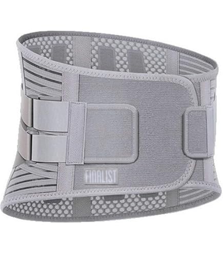 Amazon | JIMAMIJI 腰サポーター ベルト 腰痛 コルセット【8本の