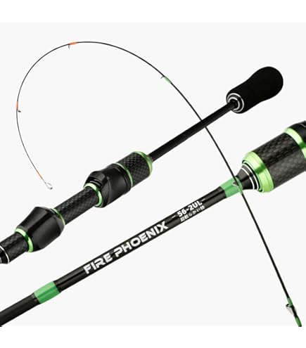 Amazon | NOSTA 超軽量カーボンファイバー釣り竿, ULアクション, 1.5