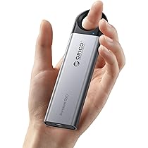 Amazon | ORICO 1TB 超軽量外付けSSD USB-C & USB-A 2-in-1 ケーブル