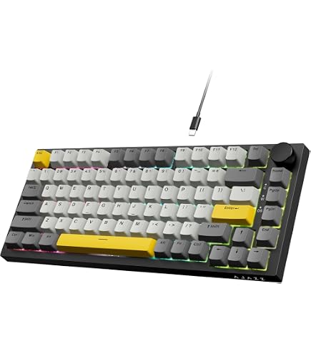 あっきー Amazon | NACODEX Ajazz AK980 V2 ピンク ゲーミング 機械式キーボード