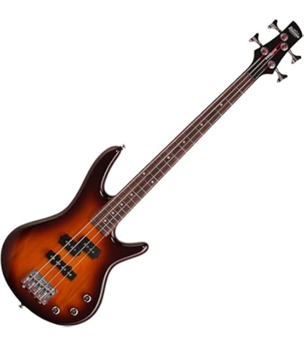 Amazon | Ibanez 4弦ベースギター、右、透明レッド(GSRM20TR