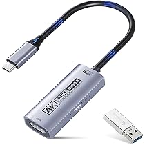 Amazon.co.jp: Guermok 4K USB3.0 ビデオキャプチャカード PD100W、4K