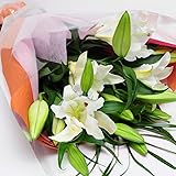 誕生日 花 プレゼント 誕生日や記念日に喜ばれる生花の花束 カサブランカ 15輪の花束 花工房フラワーギフト
