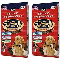 Amazon.co.jp: ラン・ミール ビーフ＆バターミルク味 8kg×2袋セット