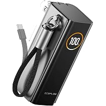 EcoFlow 65W 急速充電器 1m充電ケーブル付き ポート3つ PD3.0対応