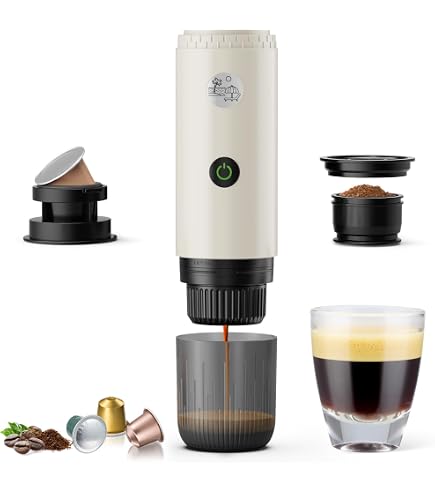 HIBREW H10A Programmable Espresso Coffee Maker, 19 Bar Stainless