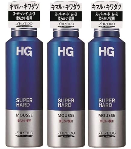 Amazon | 資生堂 HG スーパーハード ムース 柔かい髪 180g | Shiseido
