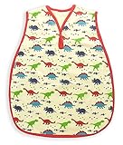 マックザヤック(Mak the yak) ベビー服 パイル地 ベビー スリーパー 男の子 【 名入れ 無料 】 出産祝い ギフト プレゼント 【 ニューヨーク発 ブランド 】（ダイナソー 恐竜柄） 名