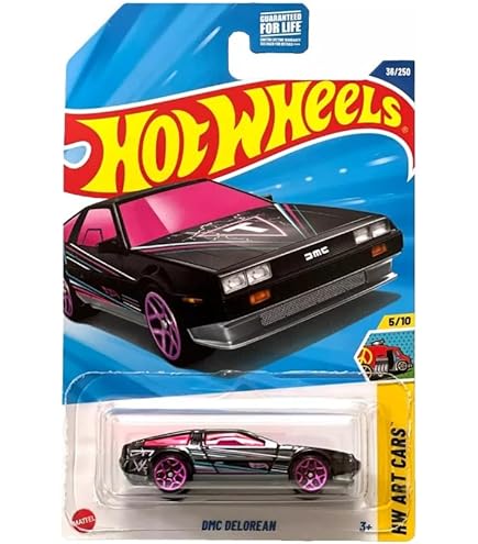 Amazon | Hot Wheels DMC Delorean, HW: The '80s 8/10 [blue] 101/250