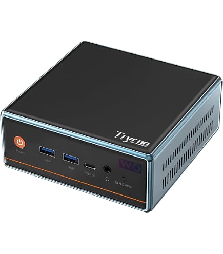 Amazon.co.jp: Trycoo Mini PC AMD Ryzen 7 5700U (8C/16T、最大4.3GHz