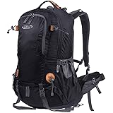 G4Free 50L Hiking Backpack Waterproof Daypack Outdoor Camping Climbing Backpack with Rain Cover for Men Women