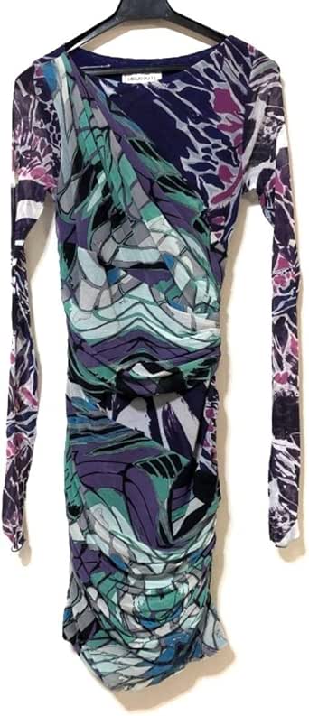 Amazon エミリオプッチ Emilio Pucci ワンピース レディース パープル マルチ 中古 ワンピース チュニック 通販