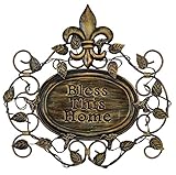 Benzara Metal Wall Decor with Visible Decor Difference [並行輸入品]