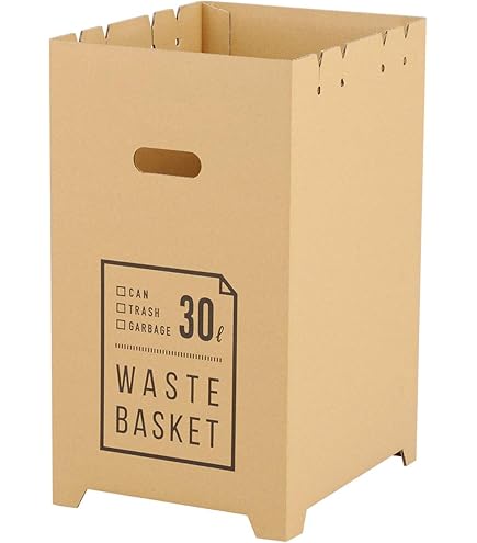 Amazon.co.jp: 下村企販 リサイクルできるダンボール製ゴミ箱 45L 2個