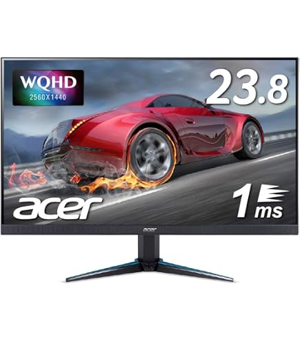 Amazon.co.jp: acer VG240YUbmiipfx IPSパネル採用、WQHD 23.8型ゼロ