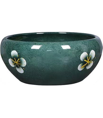 Amazon.co.jp: 陶器睡蓮鉢 花柄 SL10-FB1 (Mサイズ) : ペット用品