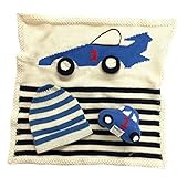 Estella gift-car Hand Knit Car Organic Cotton Newborn Baby Gift Set [並行輸入品]