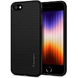 【Spigen】 スマホケース iPhone8 ケース / iPhone7 ケース 対応 TPU 耐衝撃 米軍MIL規格取得 リキッド・エアー 042CS20511 (ブラック) 042CS20511