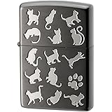 ZIPPO(ジッポー) オイルライター NO200 キャットパーティー ブラックニッケル 1201S519