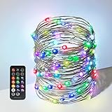 1つのライトで12色！ - 多色 発光 LED イルミネーションライト 10m 100球 極細ストレート USB給電式 ~全12色マルチカラー発色タイプ~ 「 COLORFURA 」