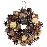 GREENHOUSE ハロウィン HWナチュラルリース M P付 ナチュラルパイン HW245-B