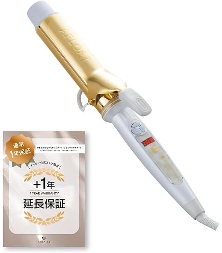 Amazon | クレイツイオン カールヘアーアイロン 38mm 海外兼用