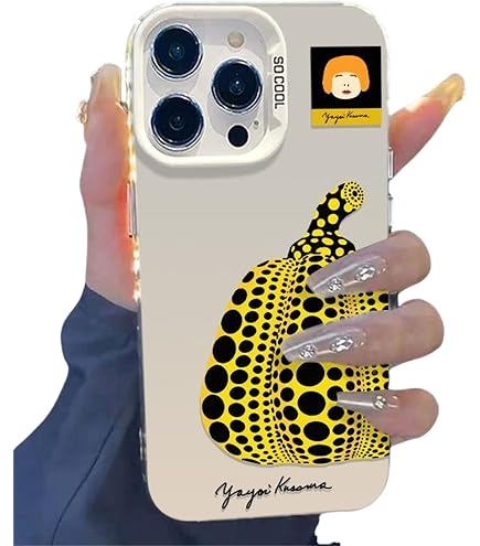 Amazon.co.jp: 草間彌生 アイフォン17/16/15ケース 水玉模様のカボチャ