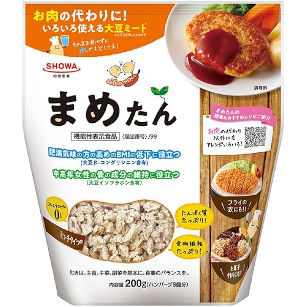 Amazon.co.jp: 昭和産業 そのまま使える! まめたん 115g : 食品・飲料